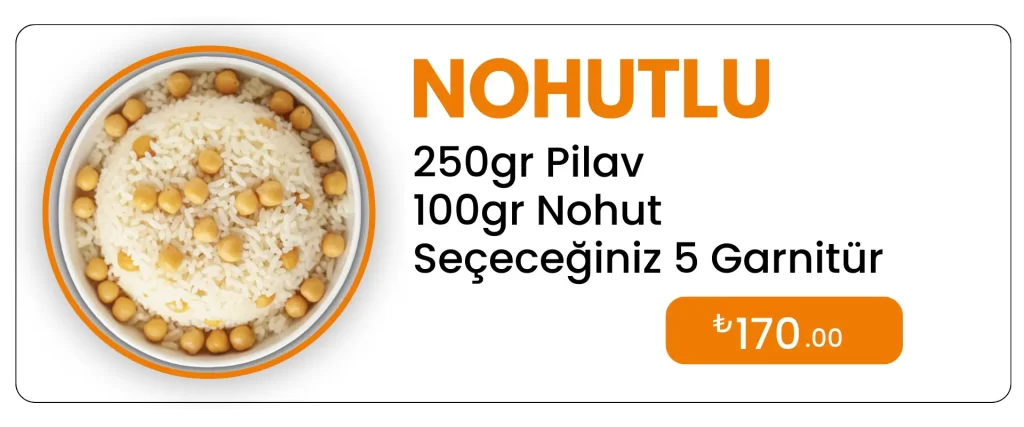 kova pilav nohutlu